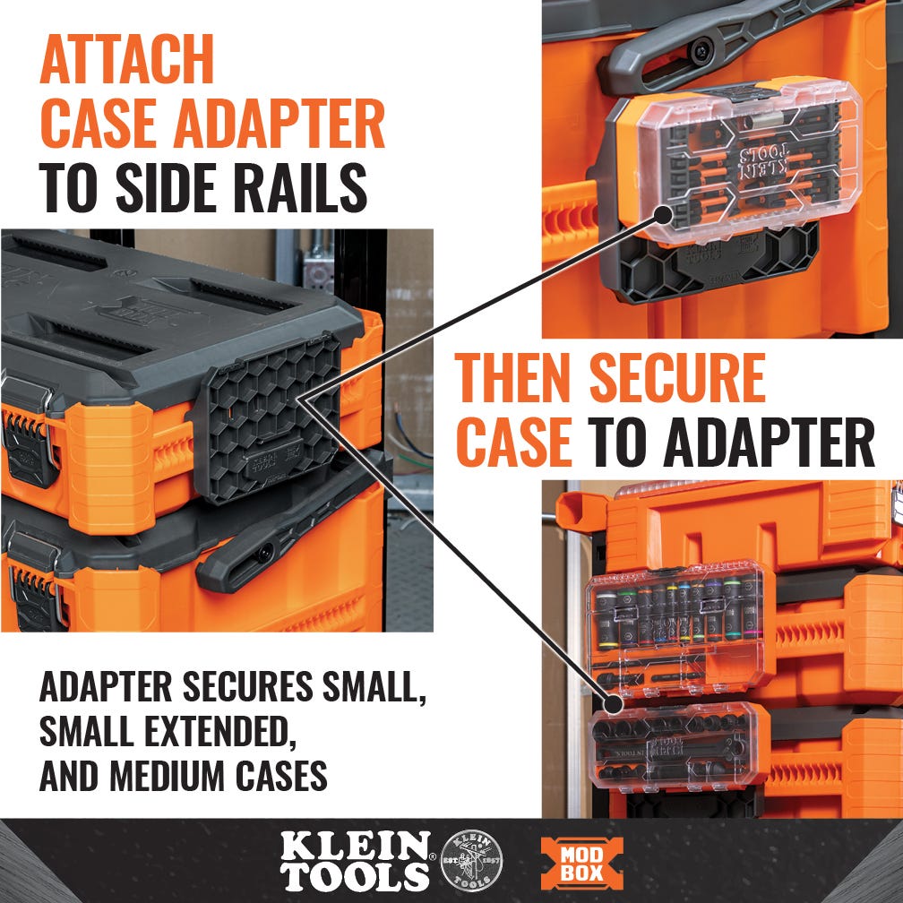 Klein Tools 54875MB MODbox Case Adapter Rail Attachment