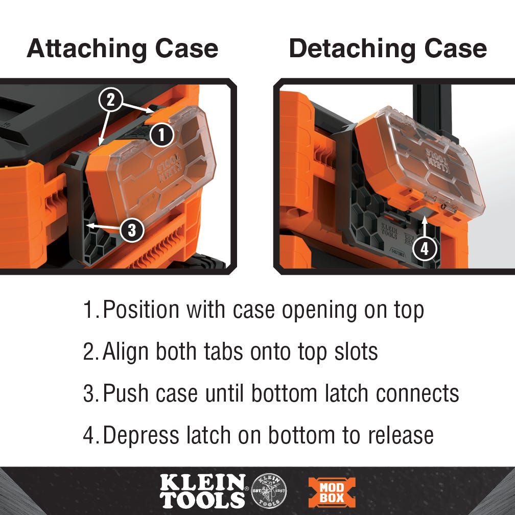 Klein Tools 54875MB MODbox Case Adapter Rail Attachment