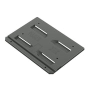 Klein Tools MODbox Wall and Floor Mounting Plate (54879MB) low-profile gray mounting plate for MODbox toolboxes