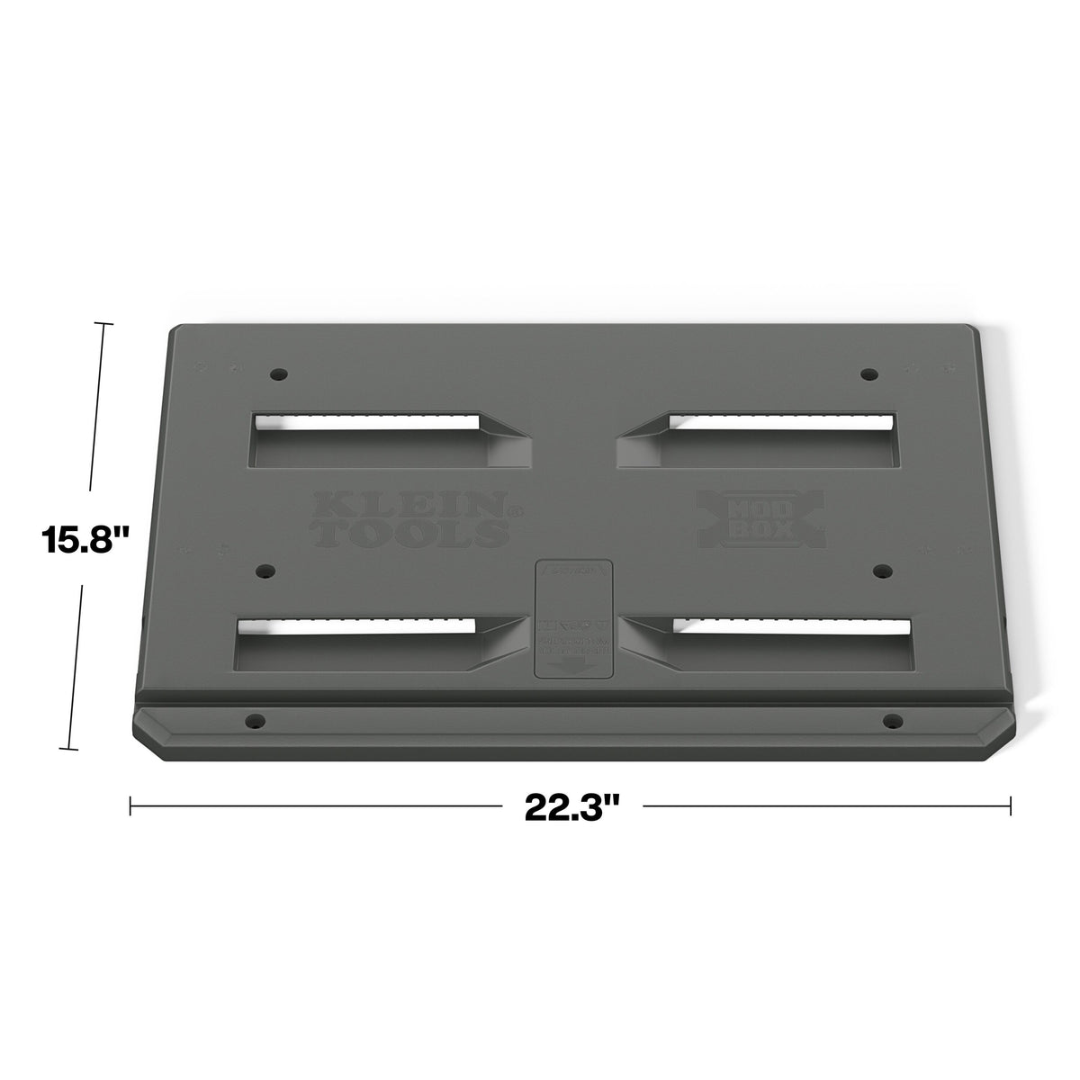 Klein Tools MODbox Wall and Floor Mounting Plate (54879MB) dimensions
