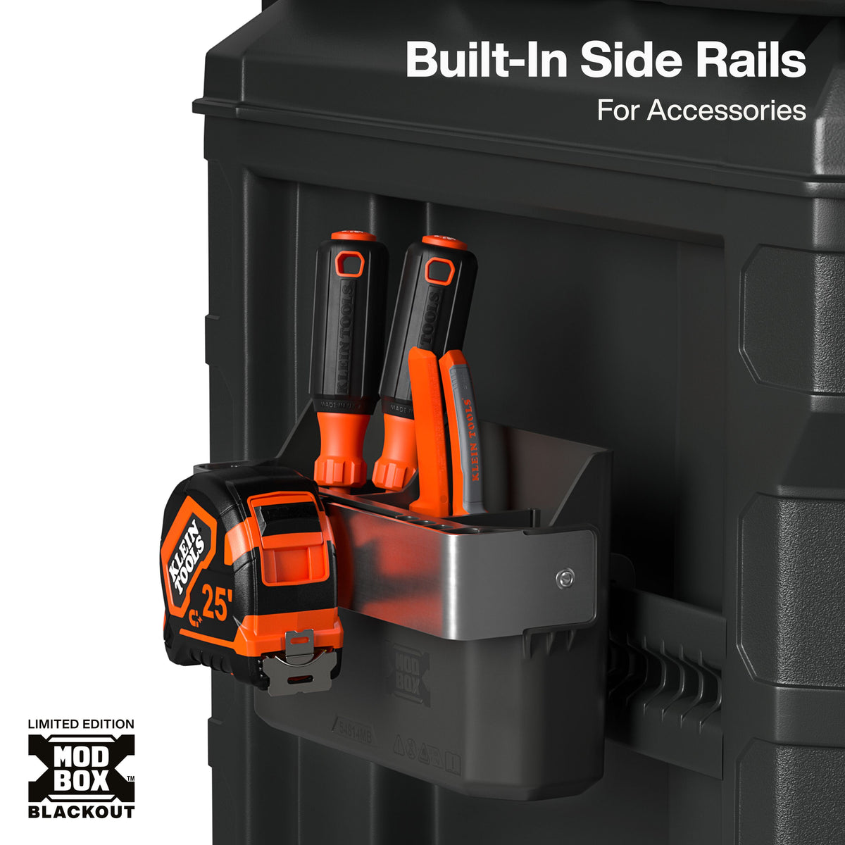 Klein Tools MODbox Blackout 3-Piece Rolling Storage Set (548BLKSTK), view 8