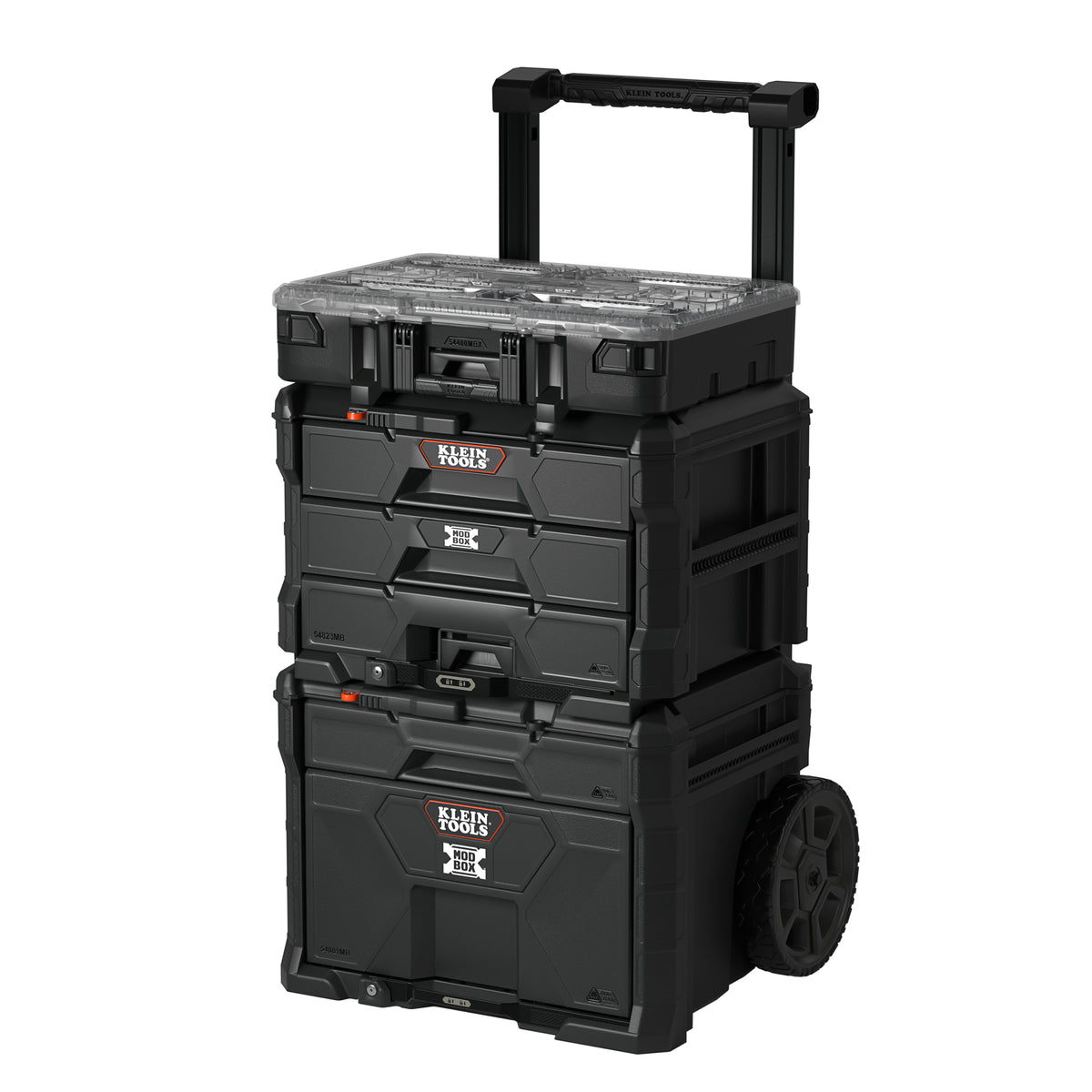 Klein Tools MODbox Blackout 3-Piece Rolling Storage Set (548BLKSTK)