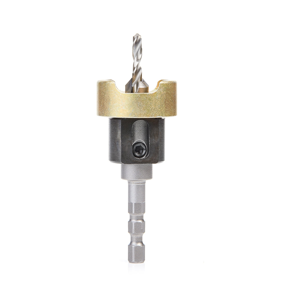 Amana Tools 55336 82 Degree Carbide Tipped Countersink, 3/8 in. Dia. x 5/32 in. Drill Dia. x 1/4 in. Shank for Festool CENTROTEC System