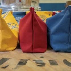 Klein Tools 5539LCPAK Zipper Bags, Large Canvas Tool Pouches, Assorted Colors, 3-Pack