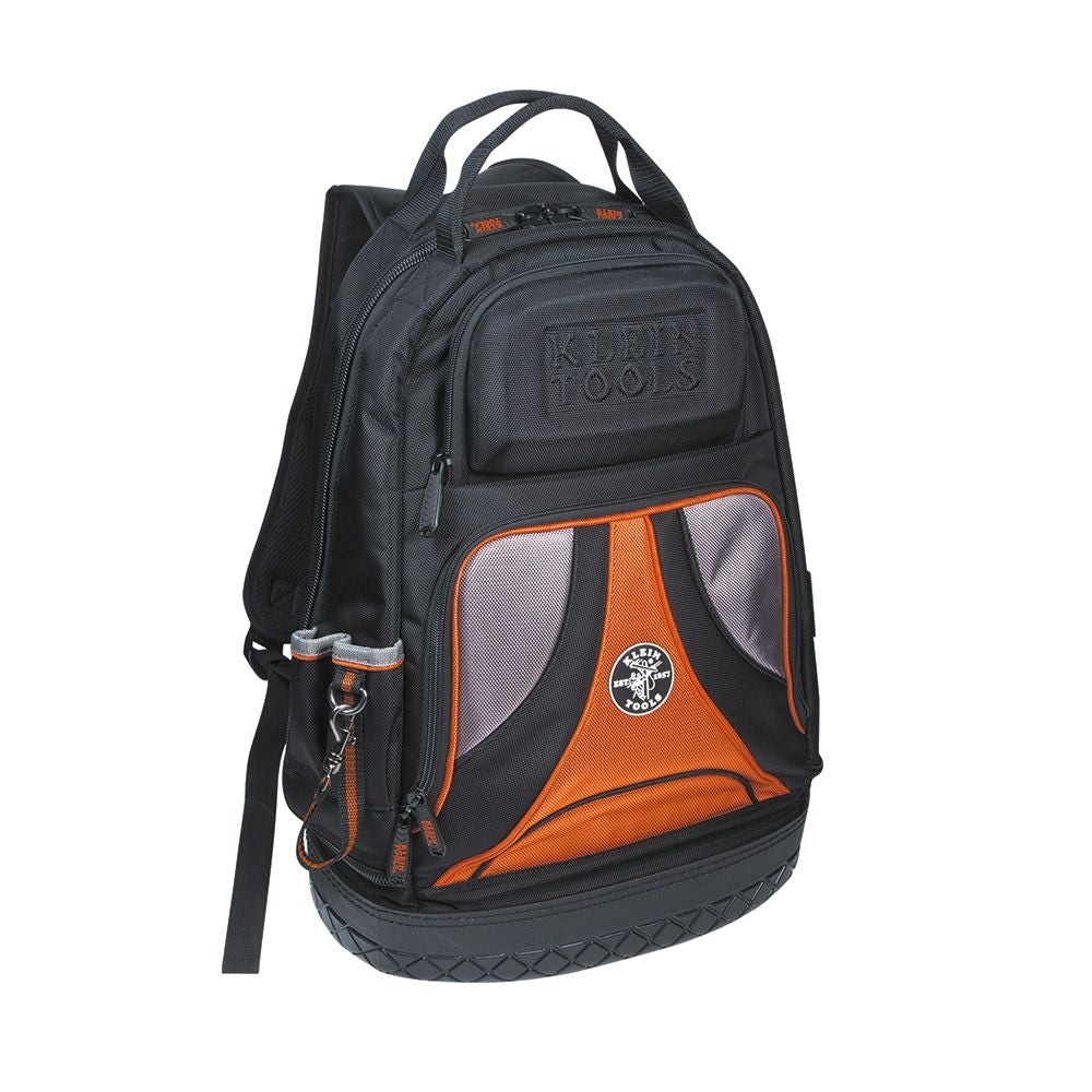 Klein 55421BP14 Tradesman Pro Tool Bag Backpack, 39 Pockets, Black, 14-Inch