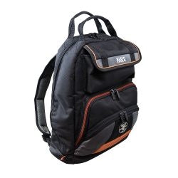 Klein Tools 55475 Tradesman Pro Tool Bag Backpack, 35 Pockets, Black, 17.5-Inch