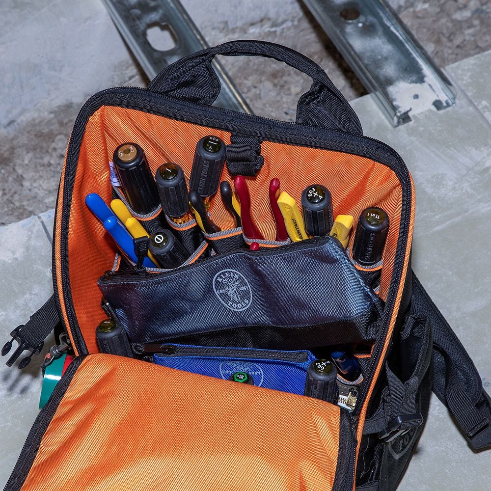 Klein Tools 55559 Stand-Up Zipper Tool Bag Set