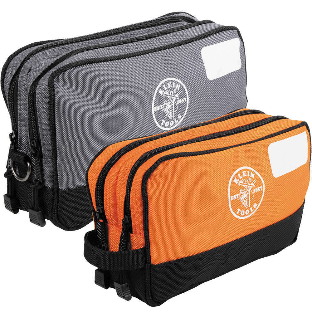 Klein Double Zipper Tool Bags 2-Pack 55579