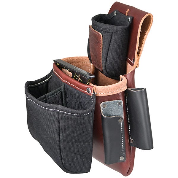 Occidental Leather 5564 Belt Worn Fastener Bag with Divided Nylon DB