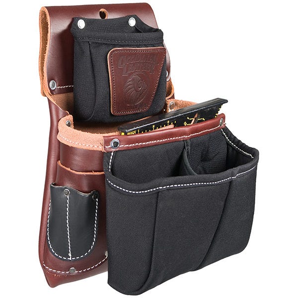 Occidental Leather 5564 Belt Worn Fastener Bag with Divided Nylon DB