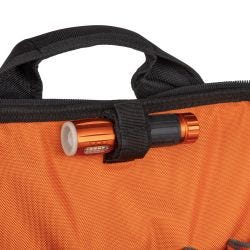 Klein Tools 55655 Tradesman Pro Tool Station Tool Bag Backpack with Work Light