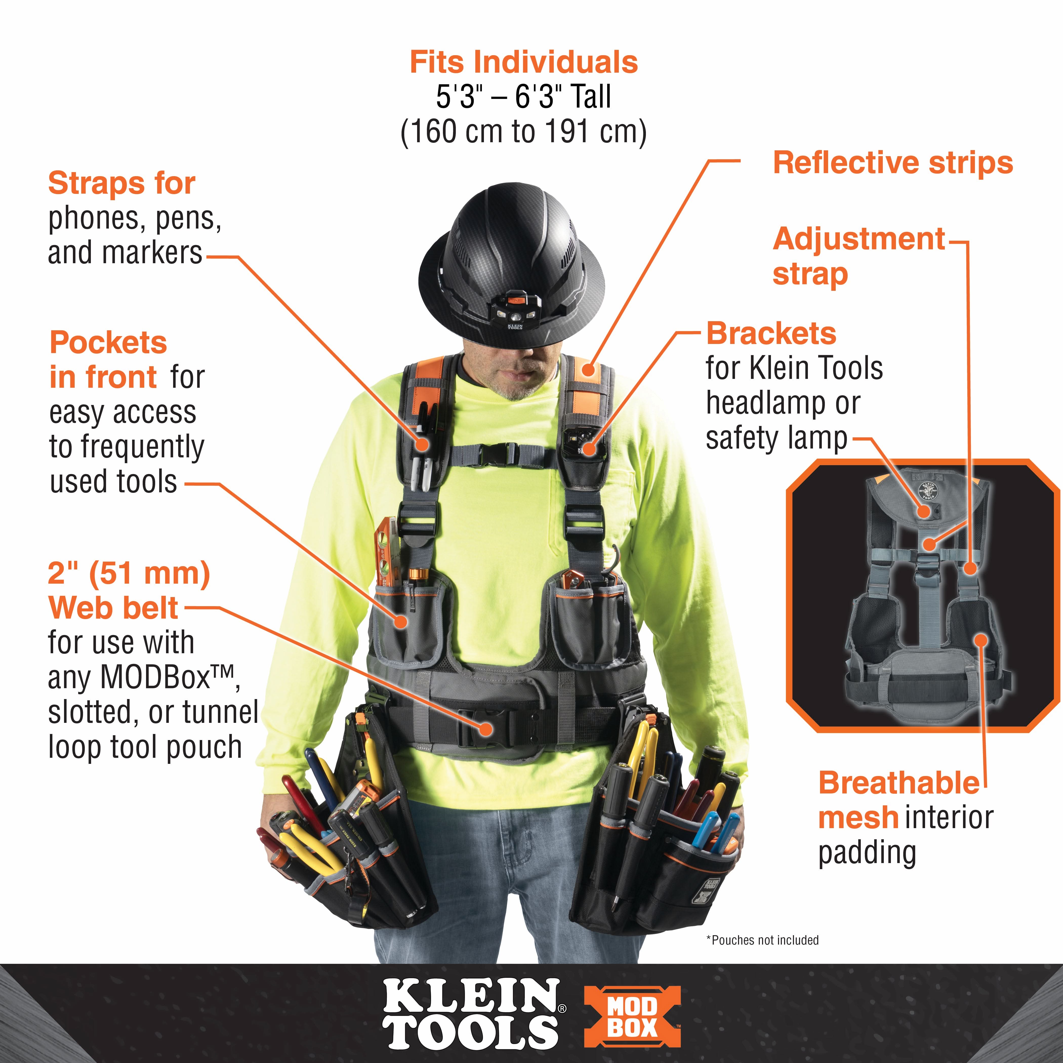 Klein Tools 55829MB MODbox Tool Vest Combo – Tool Nut