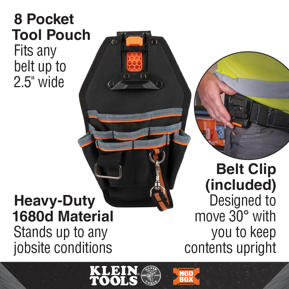Klein 55832MB MODbox 8-Pocket Tool Pouch