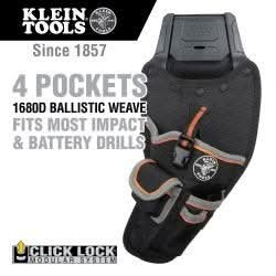 Klein Tools 55917 Tradesman Pro Modular Drill Pouch with Belt Clip