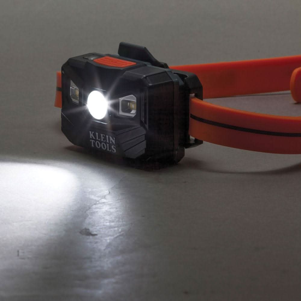 Klein Tools 56064 Rechargeable Headlamp with Silicone Strap