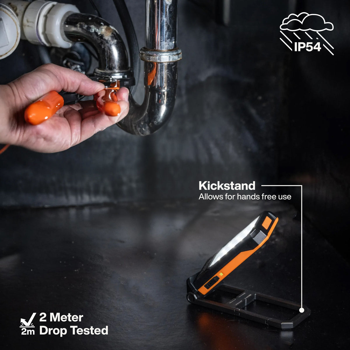 Klein Tools 56079 personal work light high, medium and low modes