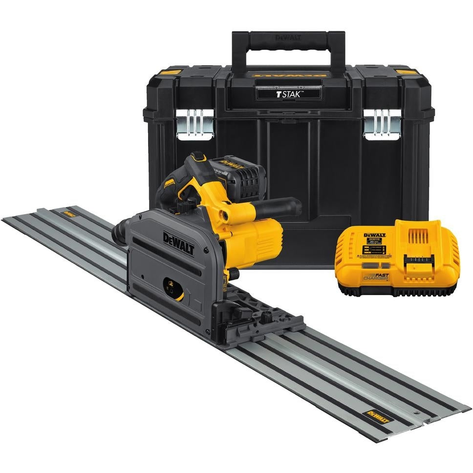 DeWalt DCS520ST1 60V Max 6-1/2-Inch Cordless FlexVolt Track Saw 6.0Ah Kit w/ 59-Inch Rail