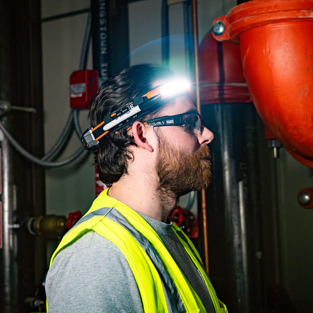 Klein Tools 56308 Widebeam Headlamp with Strap