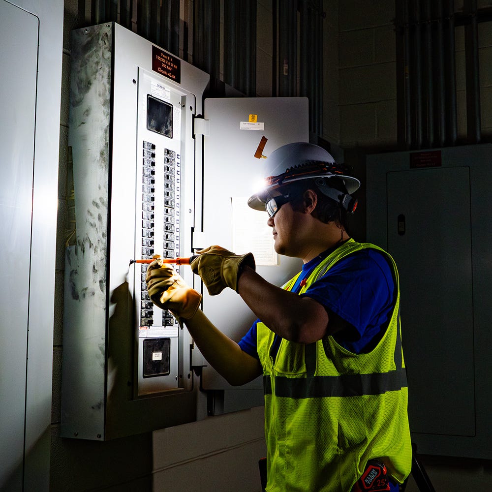 Klein Tools 56308 Widebeam Headlamp with Strap