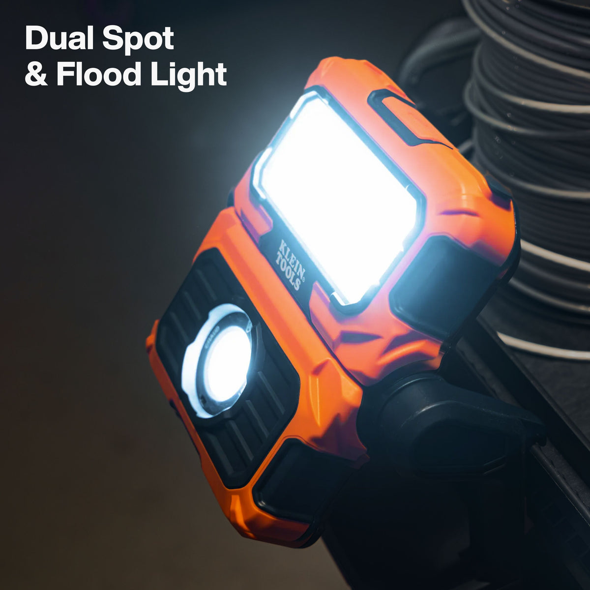 Klein MODbox dual beam work light feature view