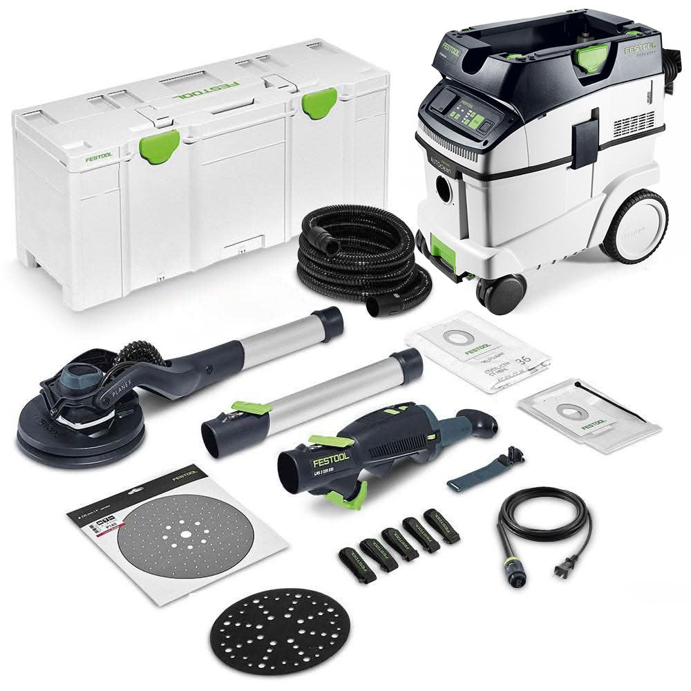 Festool 575994 Planex 2.0 Drywall Sander + CT 36 EI AutoClean Dust Extractor Bundle