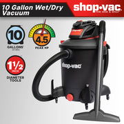 Shop-Vac 10 Gallon 4.5 Peak HP Wet/Dry Vacuum with Blower (5761011)