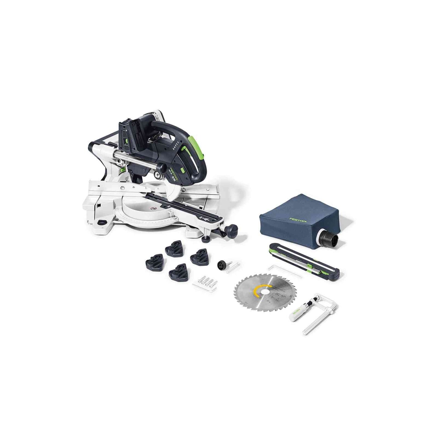 Festool 576848 KAPEX KSC 60 EB-Basic Cordless Sliding Compound Miter Saw, Tool Only