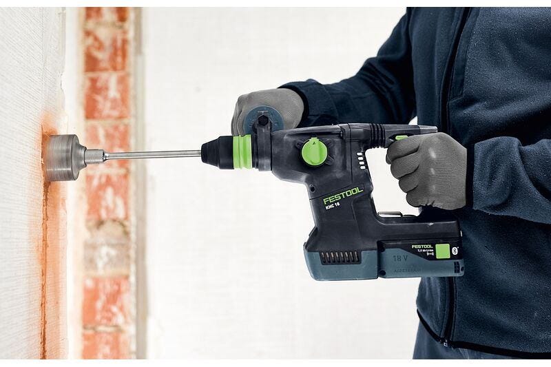 Festool 577450 KHC 18 EB-Basic Cordless Rotary Hammer w/ SYS3 L 187 Systainer, Tool Only