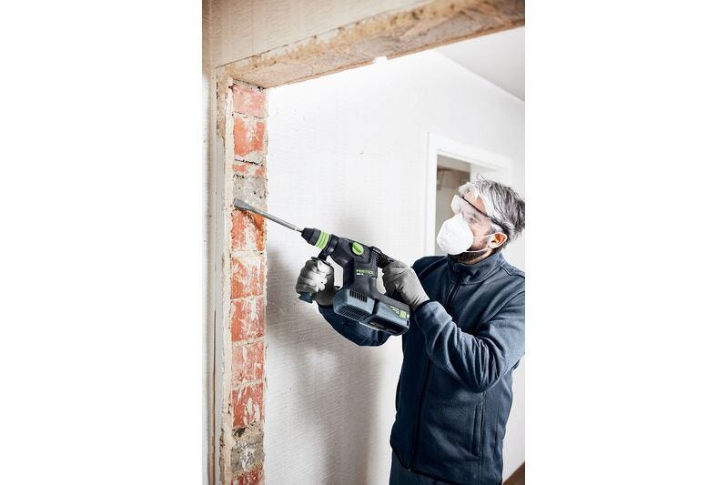 Festool 577450 KHC 18 EB-Basic Cordless Rotary Hammer w/ SYS3 L 187 Systainer, Tool Only