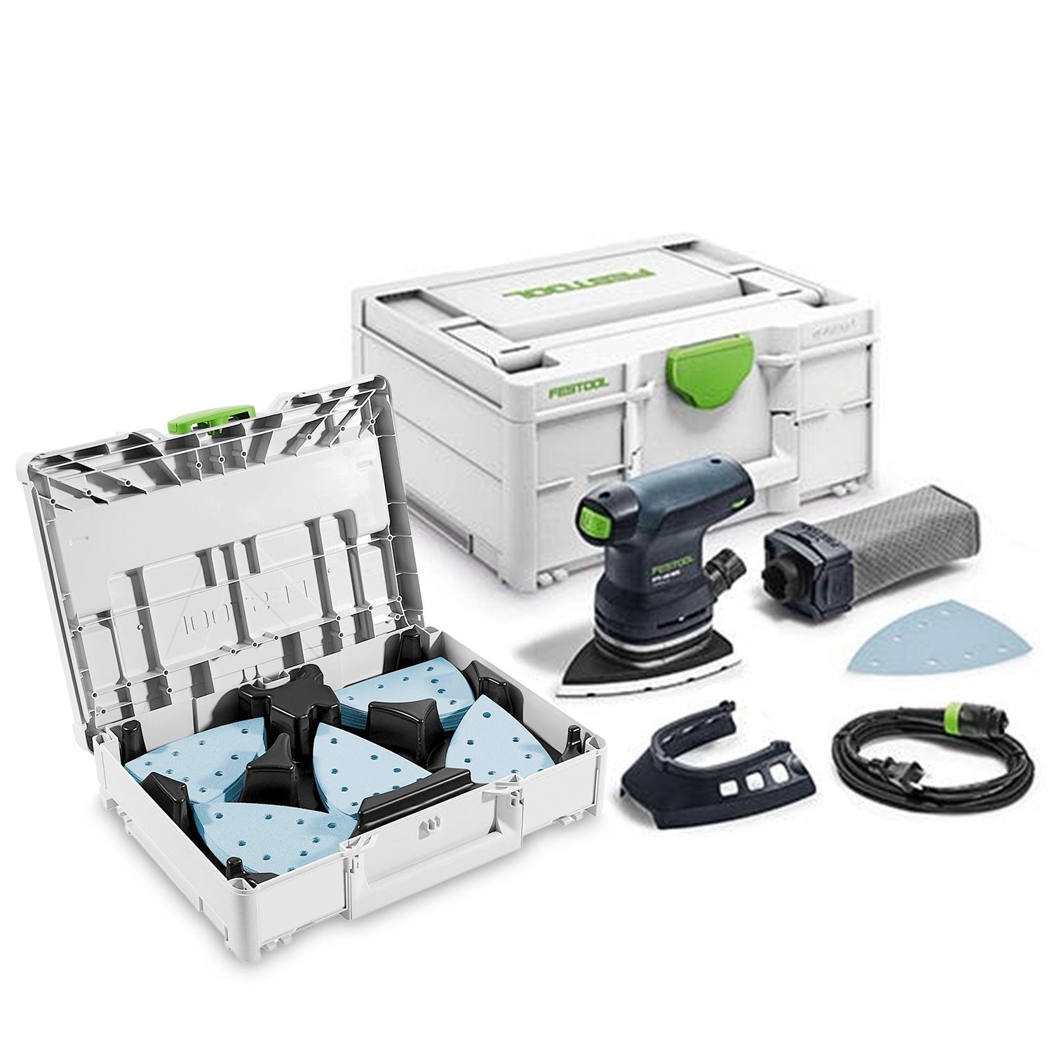 Festool DTS 400 REQ Orbital Sander Set w/ Granat Abrasive Value Set Systainer