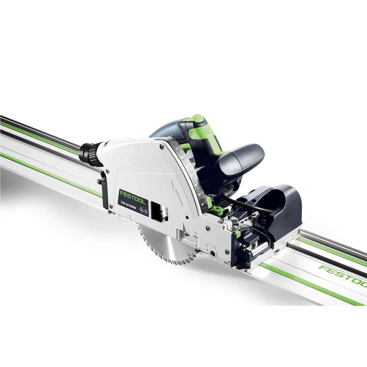 Festool 577748 TSV 60 KEBQ-F-Plus-FS Plunge Cut Scoring Track Saw Set w/ 75 in. Guide Rail
