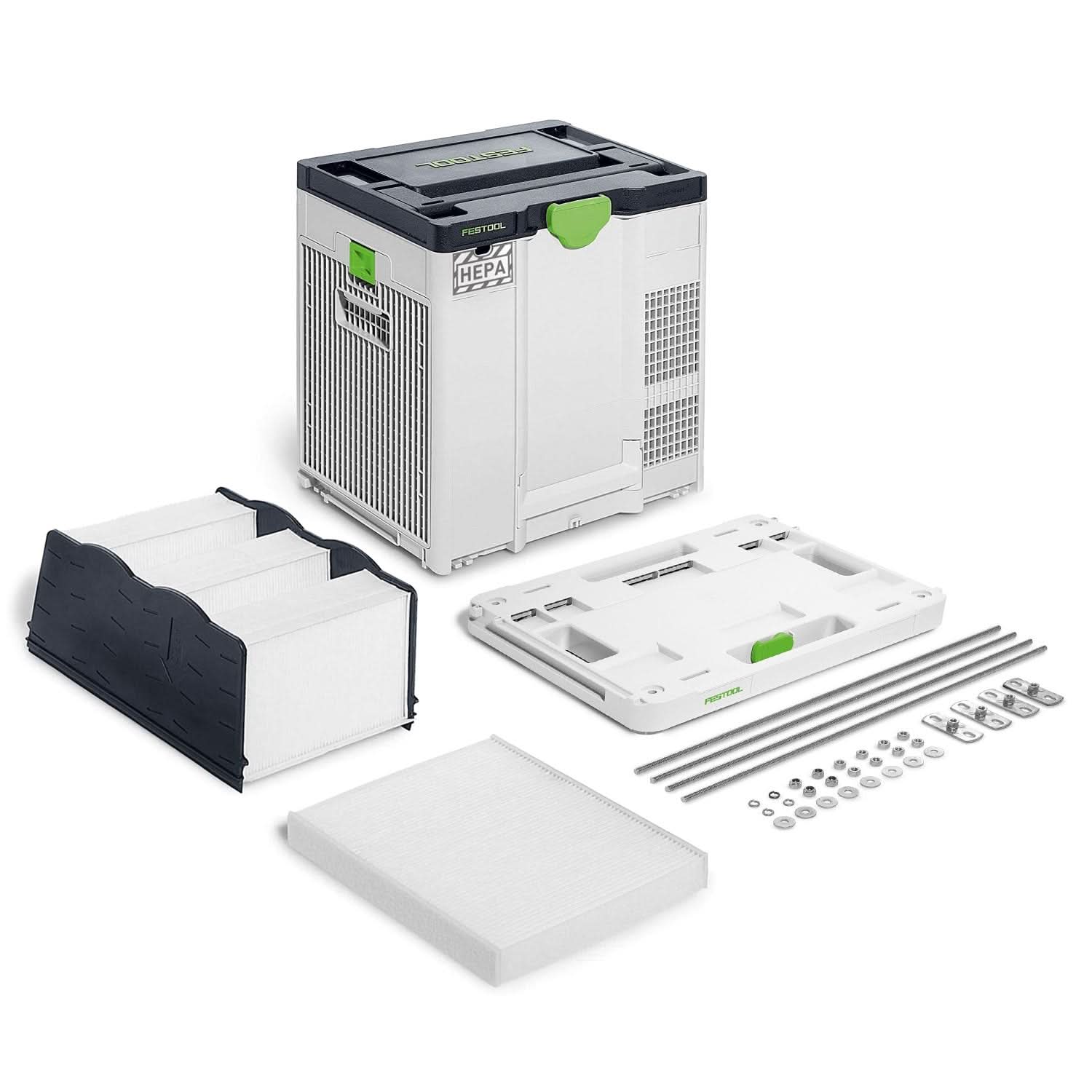 Festool SYS-AIR HEPA Air Filter with DH-SYS-AIR Ceiling Bracket