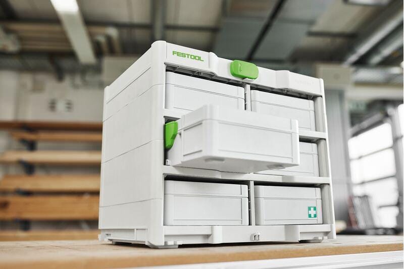 Festool 577816 SYS3-RACK 337-SET 7-Piece Systainer Set
