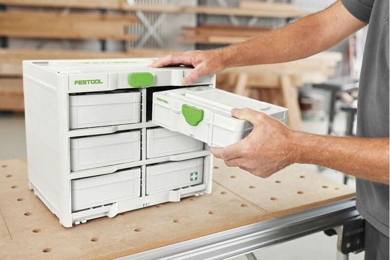 Festool 577816 SYS3-RACK 337-SET 7-Piece Systainer Set – Tool Nut