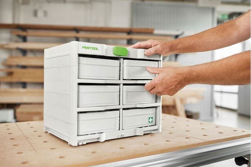 Festool 577816 SYS3-RACK 337-SET 7-Piece Systainer Set – Tool Nut