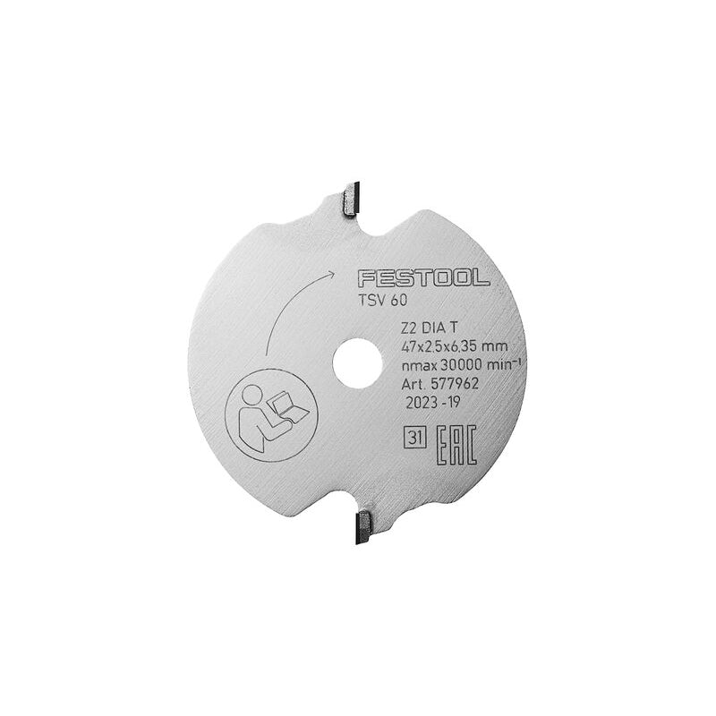 Festool 577962 WOOD FINE CUT SPECIAL DIA 47x2,5x6,35 T2 Scoring Saw Blade