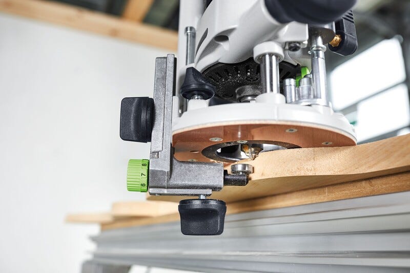 Festool 578308 OF 1010 REBQ-Set+FS Router w/ Accessory Set and FS 800 Guide Rail (2025 Model)