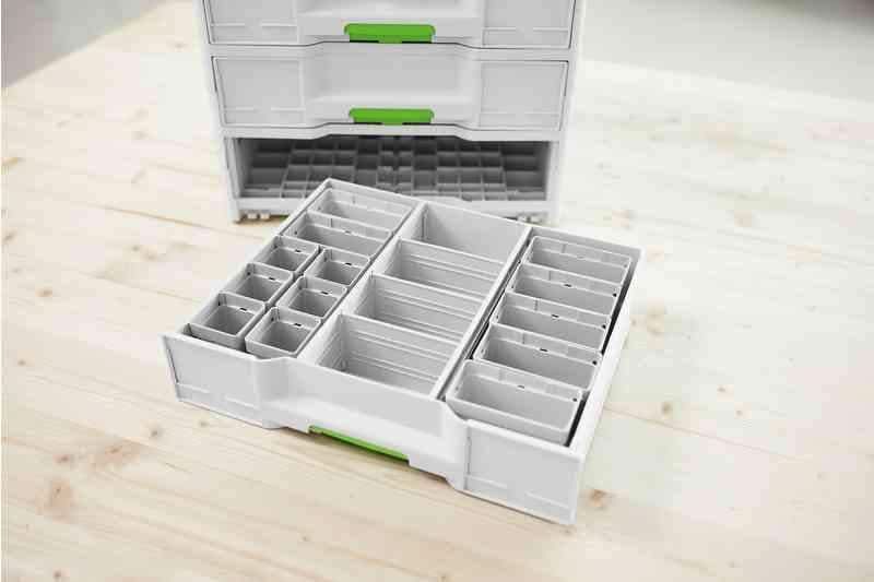 Festool Tools Insert Festool 578056 50x50/50x100x68-Set 13-Piece Systainer Insert Set – Tool Nut