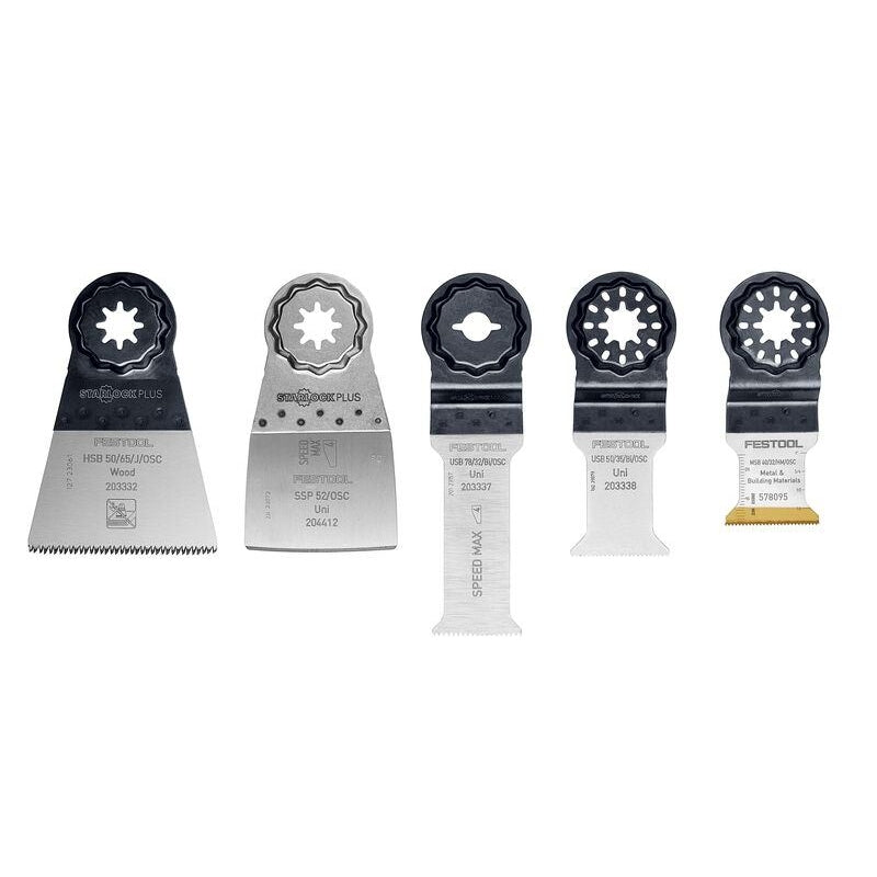 Festool 578098 OSC-SORT/5 5-Piece Oscillating Saw Blade Set