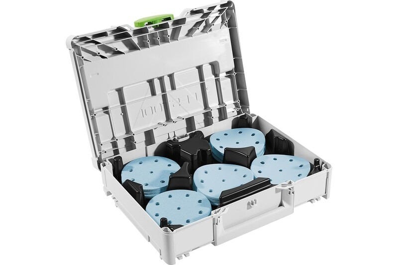 Festool Cordless 18V ETSC 2 125mm (5-in.) Sander w/ 100-Piece GRANAT Abrasive Systainer Set