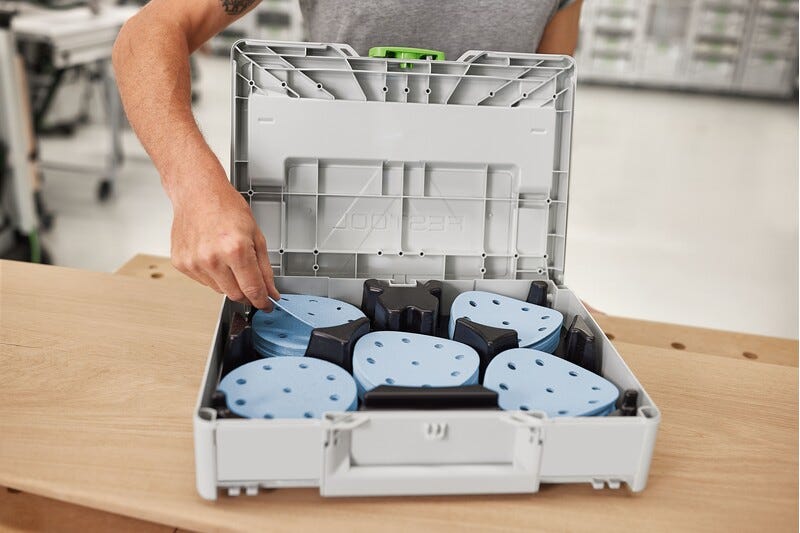Festool 578193 Granat D125 Abrasives 100-Piece Value Set Systainer3
