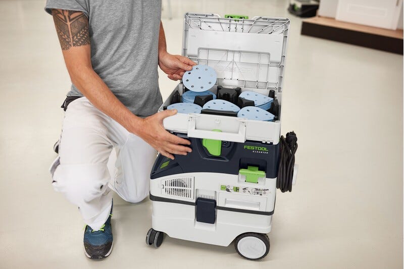 Festool RO 125 FEQ-Plus Rotex 125mm (5") Multi-Mode Sander w/ Granat Abrasive Value Set Systainer