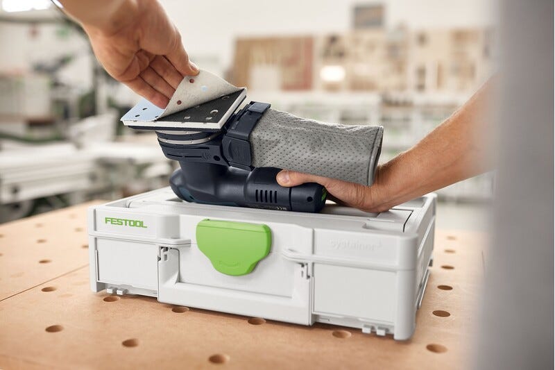 Festool RTS 400 REQ Orbital Sander Set w/ Granat Abrasive Value Set Systainer