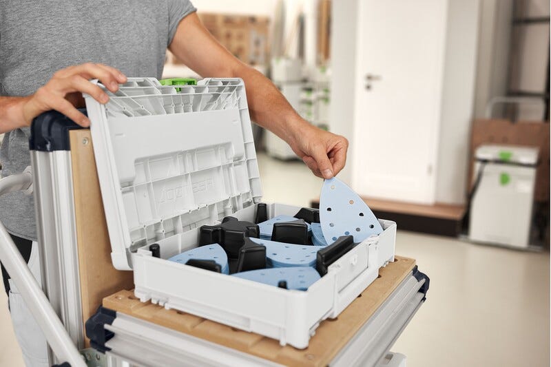 Festool 578195 Granat Delta Abrasives 100-Piece Value Set Systainer3