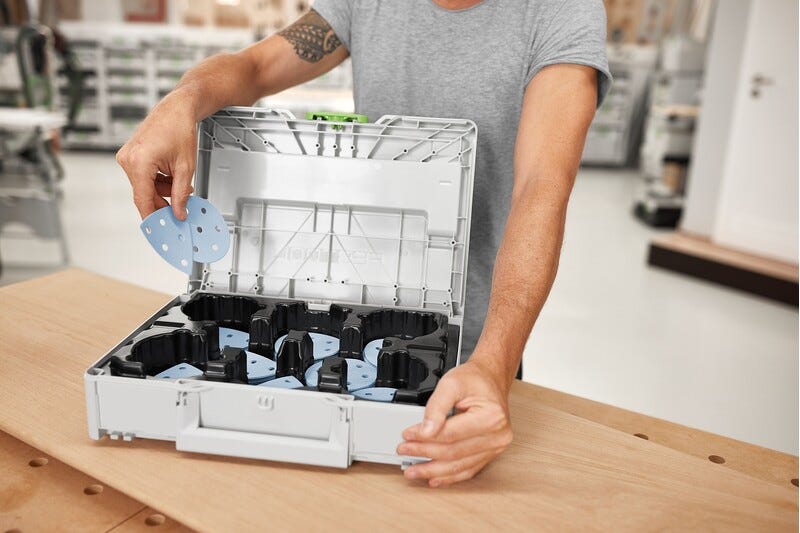 Festool 578196 Granat D90 / V93 Abrasives 160-Piece Value Set Systainer3