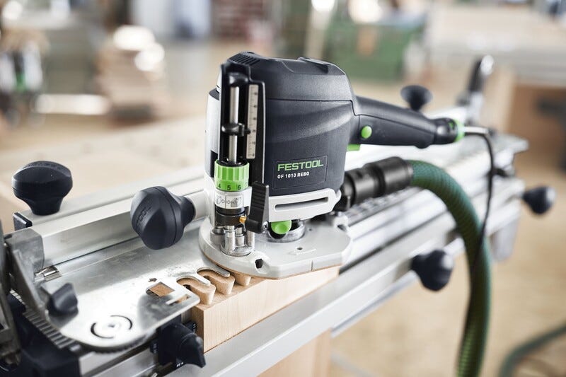 Festool 578307 OF 1010 REBQ-Set Router w/ ZS-OF 1010 I Accessory Set (2025 Model)