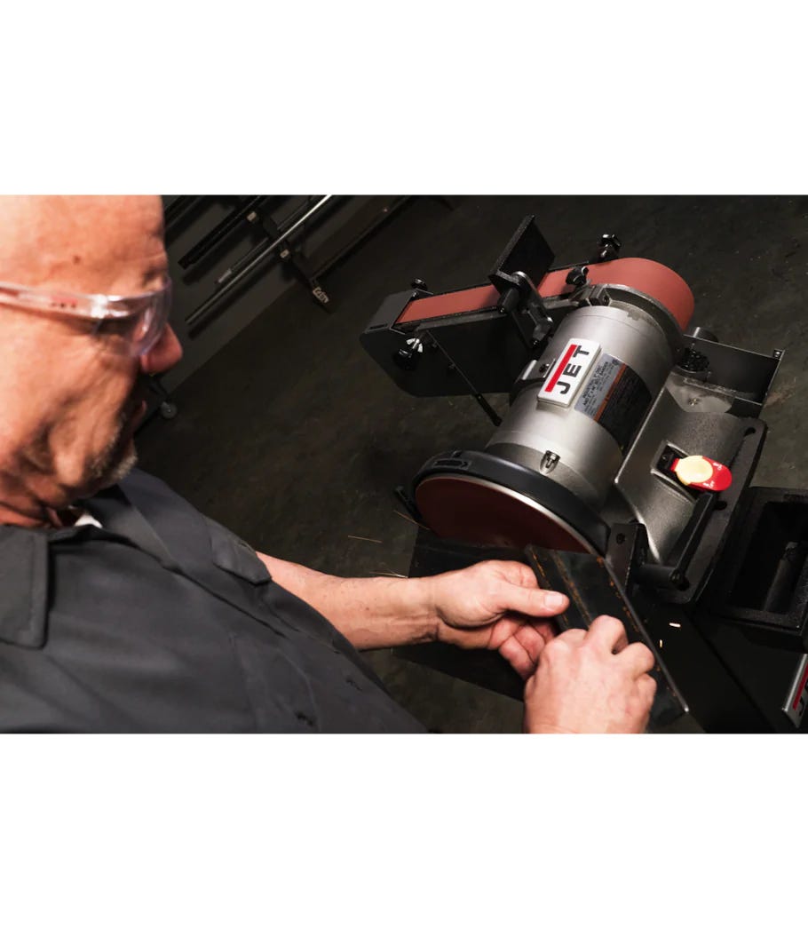 Jet 578634 IBDG-436 Combination Industrial 4 x 36-Inch Belt and 9-Inch Disc Grinder