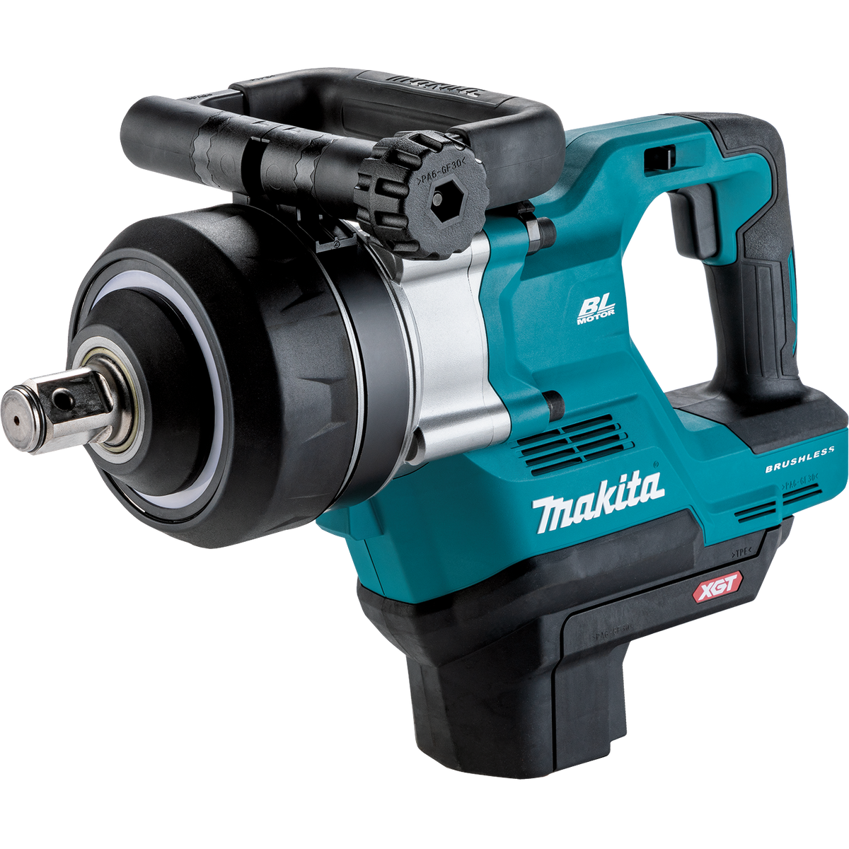 Makita 40V max XGT Brushless 4-Speed High-Torque 1-in. Sq. Drive D-Handle Short Anvil Impact Wrench w/ Friction Ring (GWT09Z) - product image 1