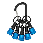 Vega 5QKCH Keychain Bit Holder, Blue