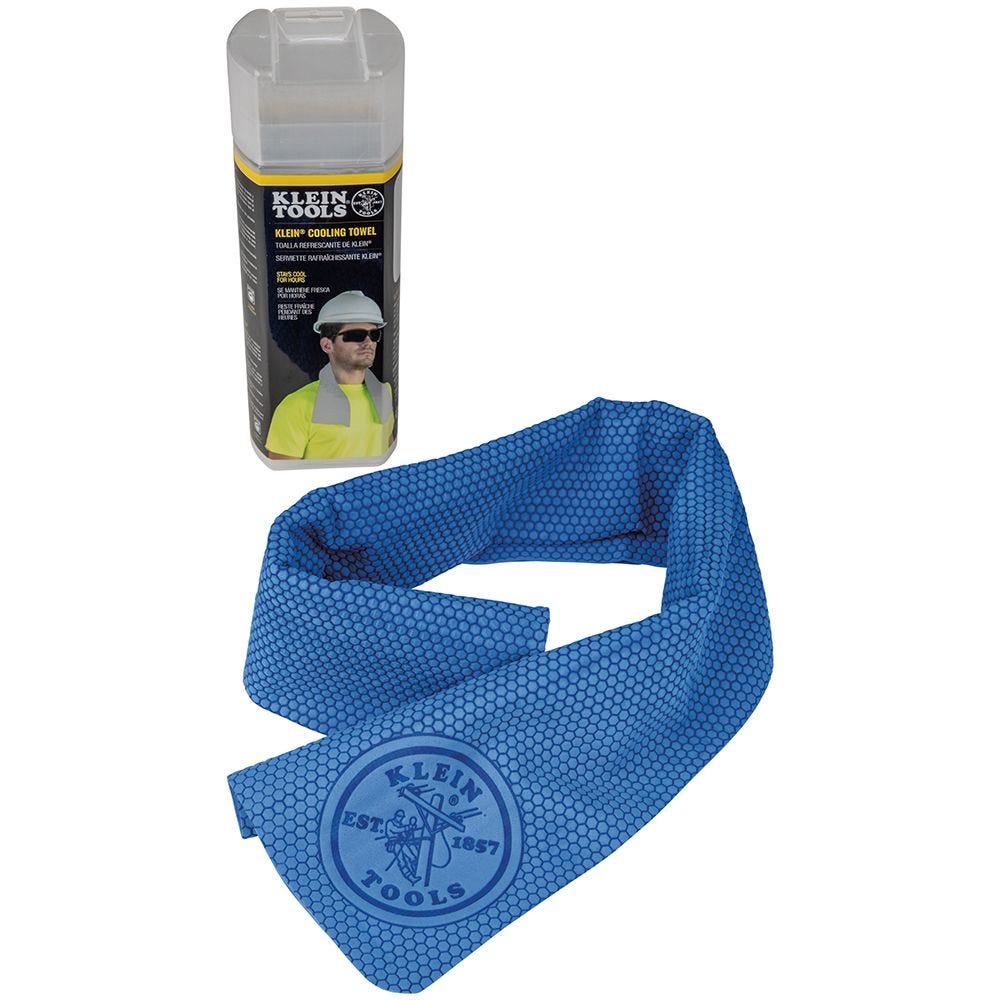 Klein 60090-KLE Cooling Towel, Blue